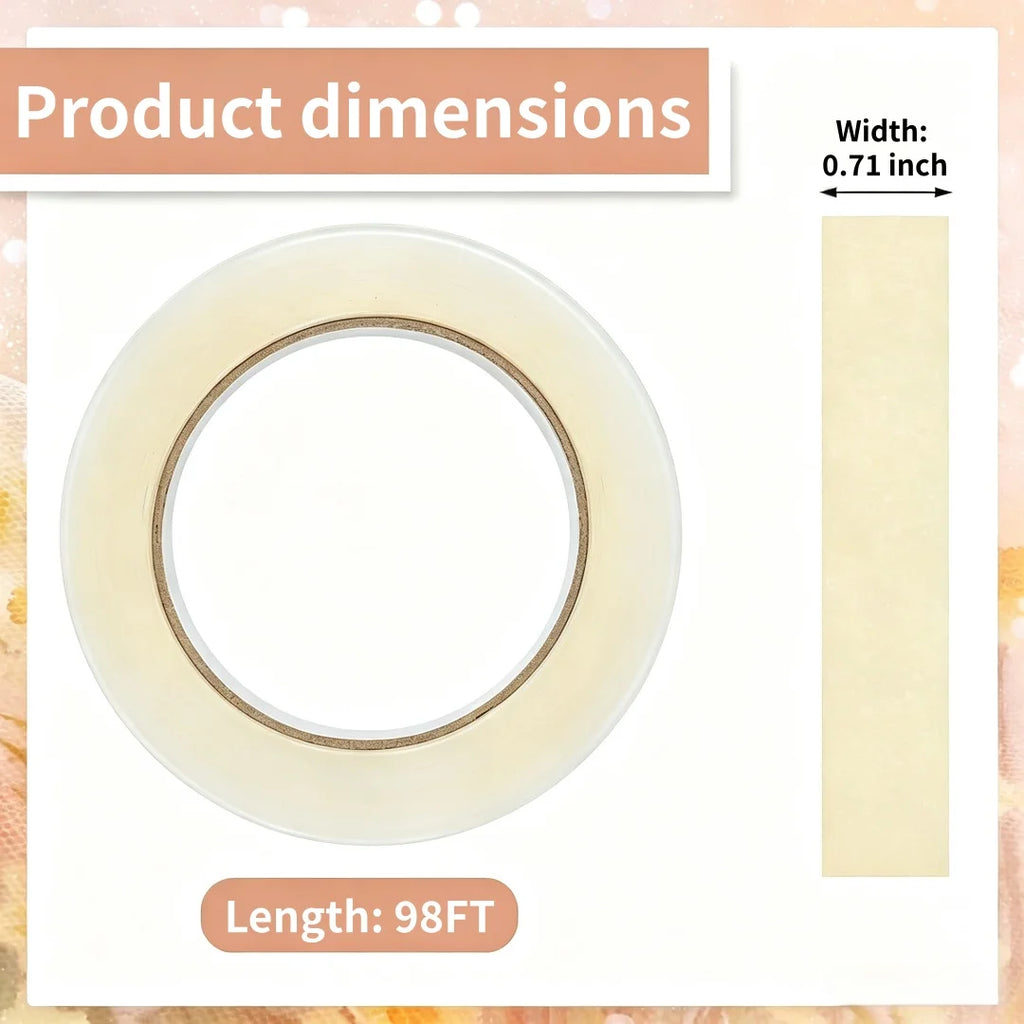 Masking tape, a universal tape used for classrooms, labels, crafts，offices, and school projects，easy to tear and clean to remove