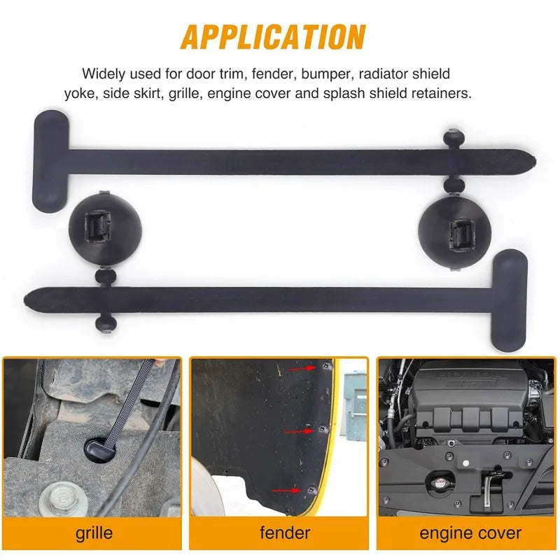 Heavy Duty Zip Ties Nylon Self Locking Cable Ties Buckle With Pin Button Car Repair Fastening Straps For Home Office Organizer