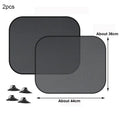 Suction Cup Side Window Sun Shade Curtains, Set of 2