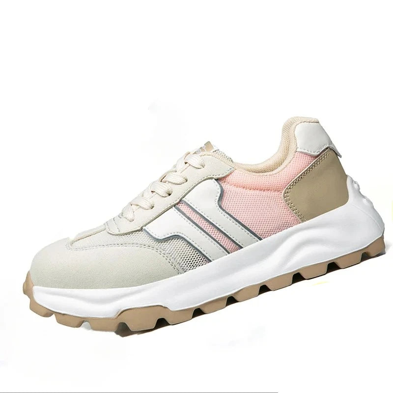 Women's Steel Toe Safety Shoes, Anti-Smash Anti-Pierce, Lightweight Soft Sole