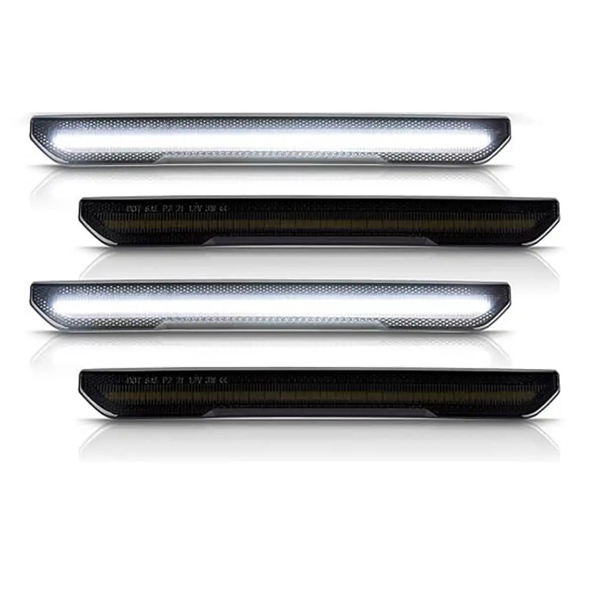 LED Side Marker Lights for GMC Sierra 2500HD 3500HD 2020-2024, White