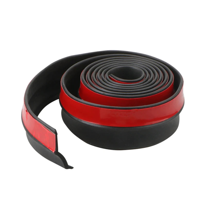 Universal Front Bumper Lip Rubber Protector Strip, 60mm x 2.5m