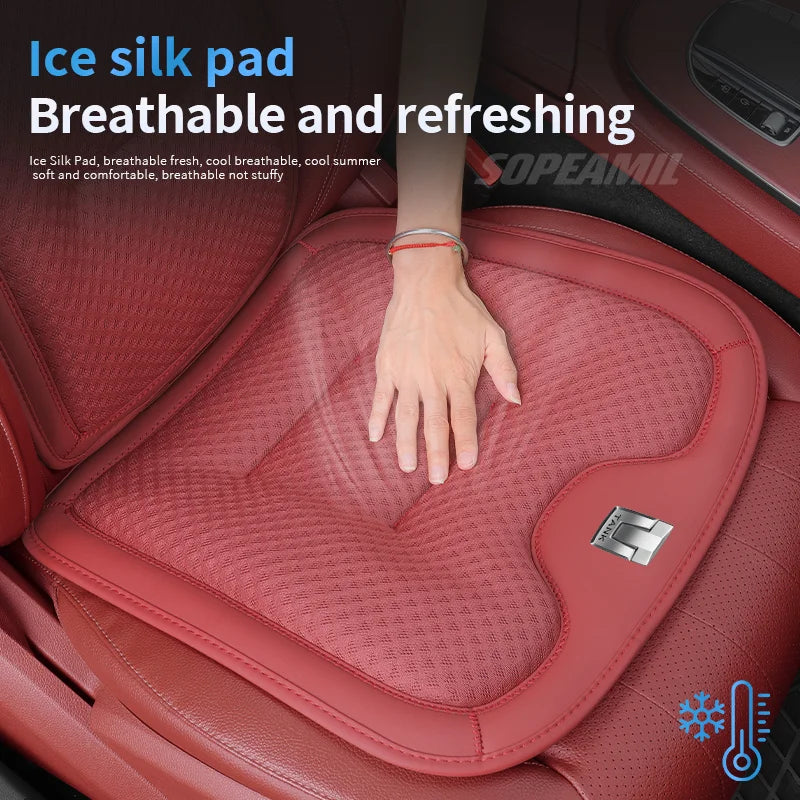 Car Cushion Cover Breathable Ice Silk Seat Protector Pad For GWM WEY TANK 300 TANK 400 TANK 500 TANK 700 2023-2026 Accessories