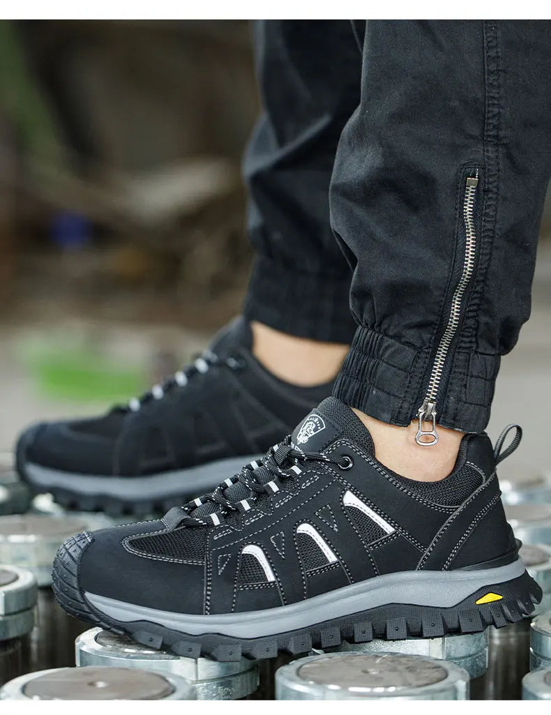 Men's Lightweight Steel Toe Slip-Resistant Work Boots - image 24