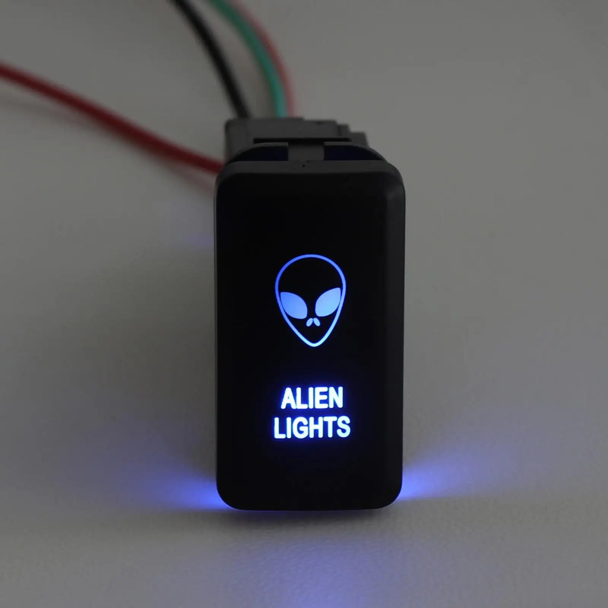 Waterproof LED Push Button Switch Blue Backlight for Toyota - image 5