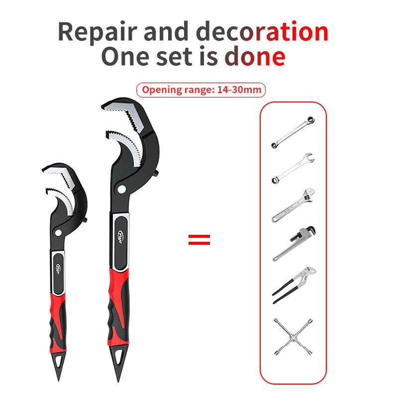Adjustable Pipe Wrench Set, 10" & 15" – Plumbing Tools