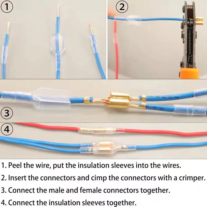 270-Piece Insulated Spade Terminal Connector Kit