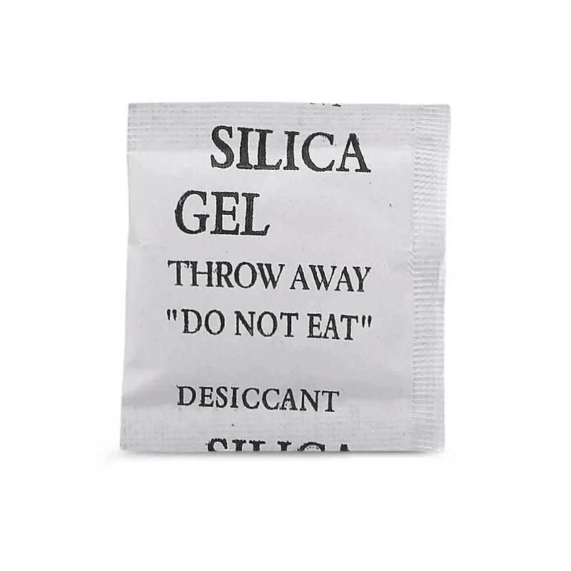 Silica gel desiccant bags, moisture absorber for kitchens, closets and storage