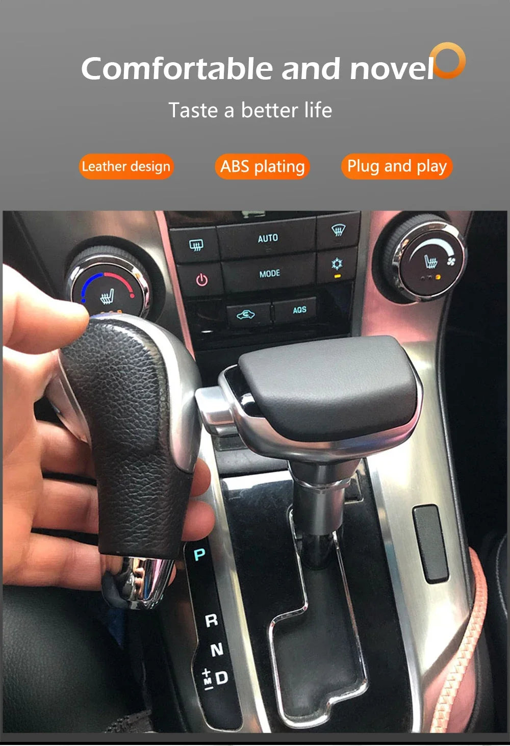 Leather Gear Shift Knob for Chevrolet Cruze Kopac Orlando - image 12