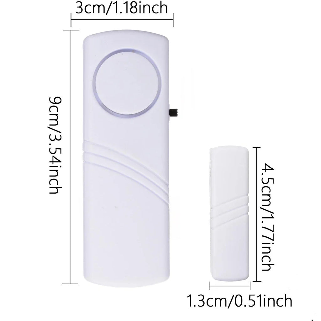 2-Piece Wireless Door & Window Magnetic Alarm Sensor Set