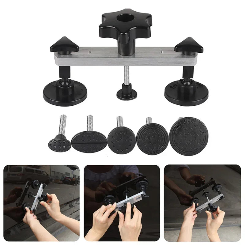 Car Dent Repair Kit Auto Body Sheet Metal Paintless Dent Remover Professional Workshop Removal Hail Pit Complete Hand Tools Set
