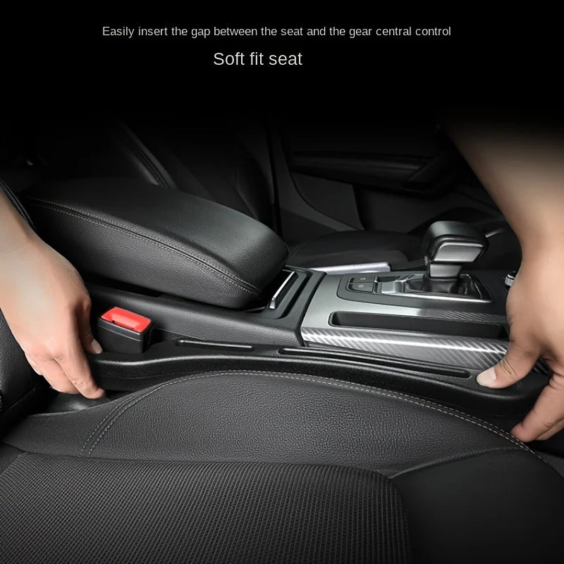 Car Seat Gap Filler Strip with Storage Slot, Pair or Single