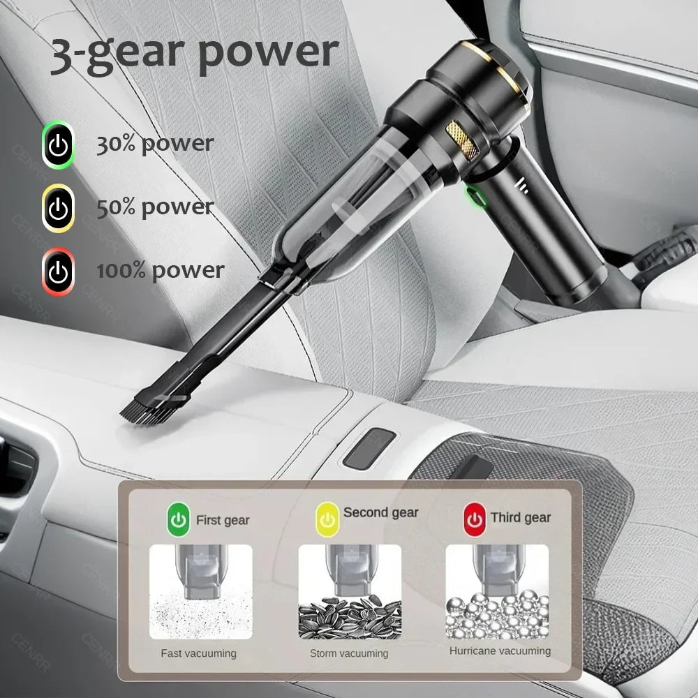 CENRR Cordless Handheld Car Vacuum Cleaner with Powerful Suction - image 2