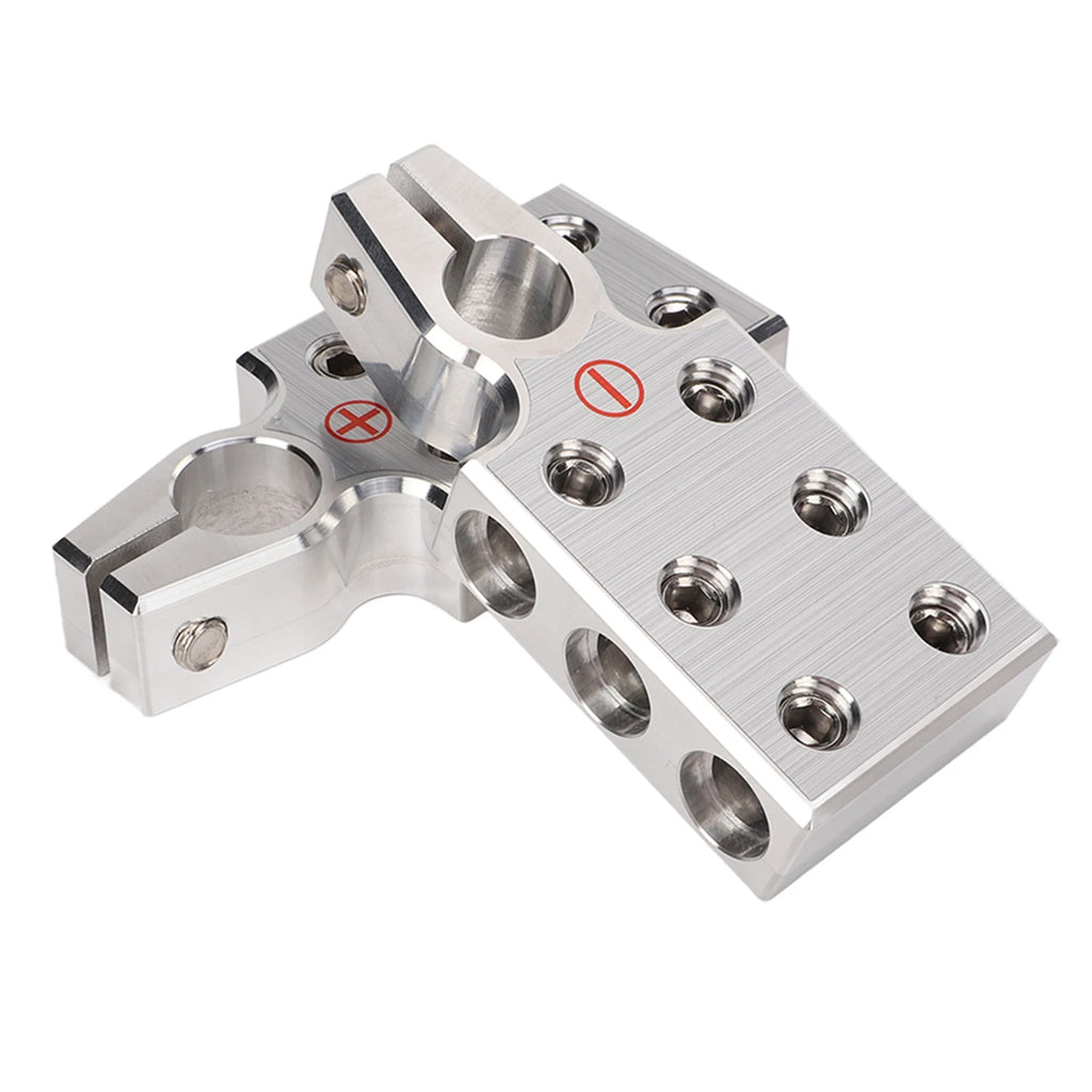 1 Pair Car Battery Terminal Clamp Positive Negative Audio Modification Accessories for Caravan Car Motorhome RV Bus