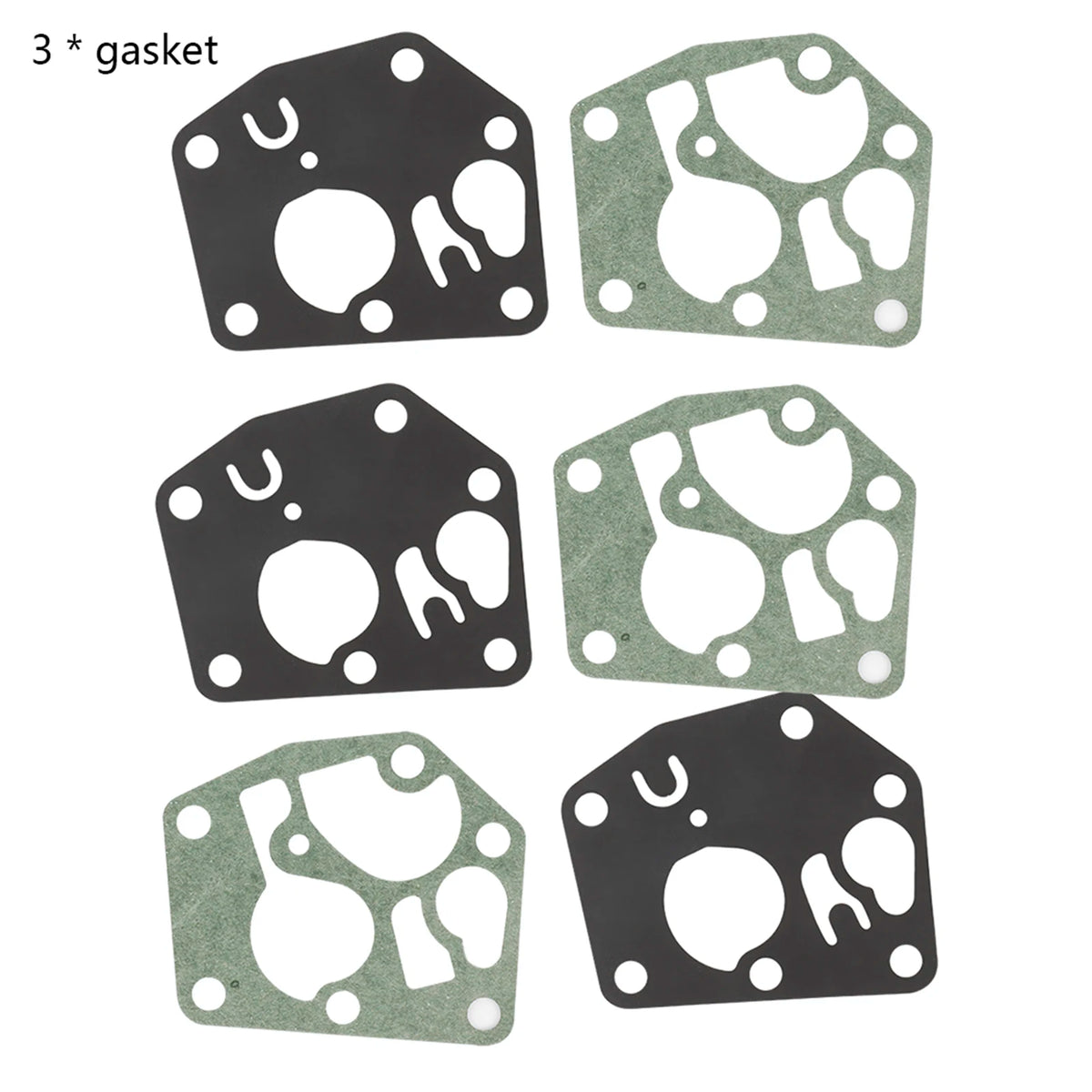 Carburetor Diaphragm Gasket Kit (3-Pack) for Small Engines