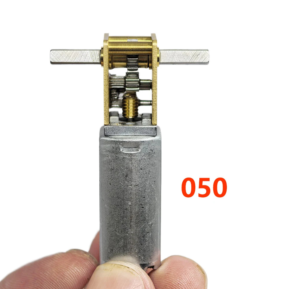 Micro Worm Gear Motor - Dual Shaft DC 3V-12V for DIY Projects - image 3