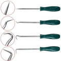 4Pcs Oil Seal Screwdrivers Set Car Auto Vehicle Pick Hooks For Garages General-Plumbers Mechanics Workshop Car Tools 135mm Amagi