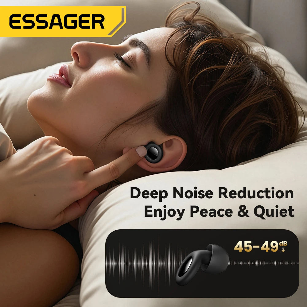 Soft Silicone Sleep Earplugs – Noise Reduction for Work & Travel