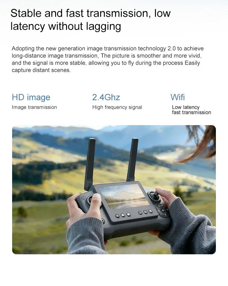 Lenovo GT9 Foldable Drone 4.3" Screen Dual Camera Brushless WiFi - image 16