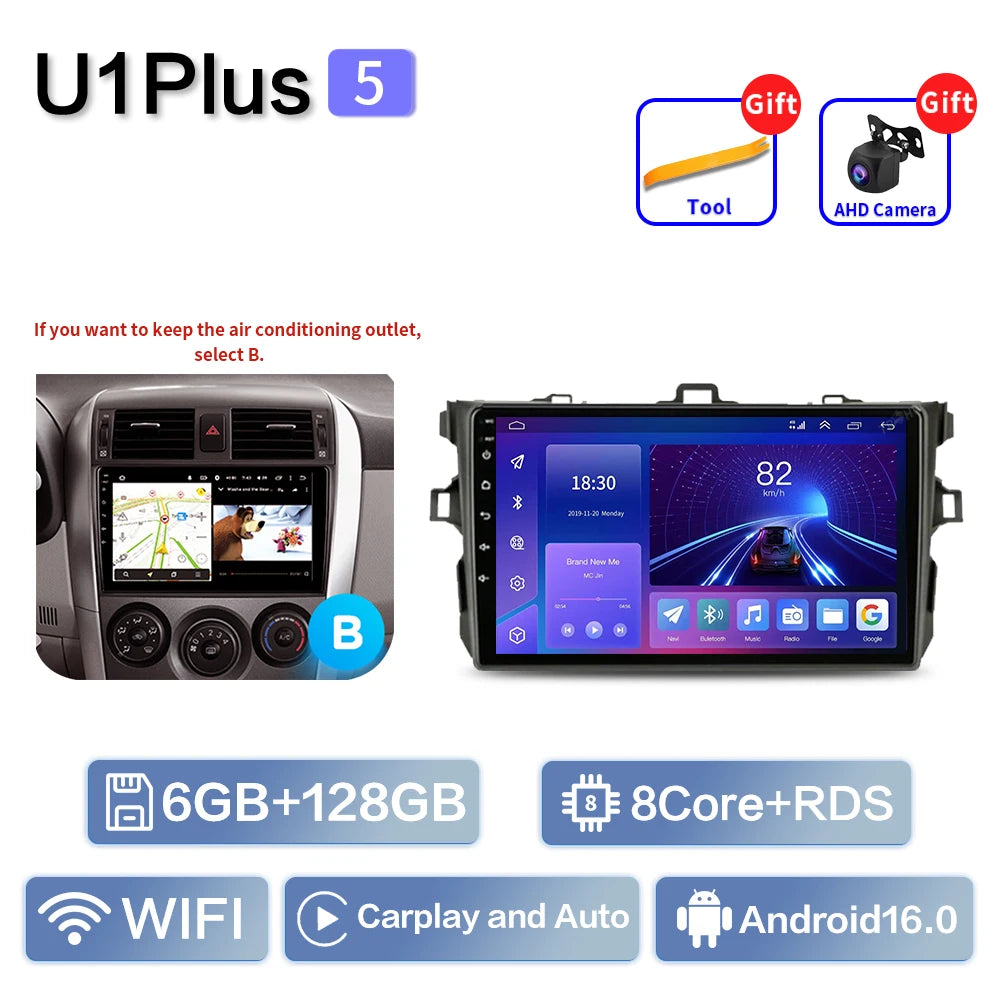9" Car Stereo for Toyota Corolla 2006-2013 | CarPlay & Android Auto - image 18