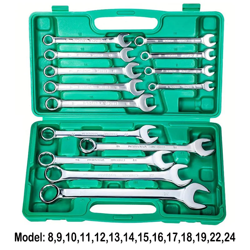 14PCS Combination Wrench Set for Vehicle Repair Tool Set