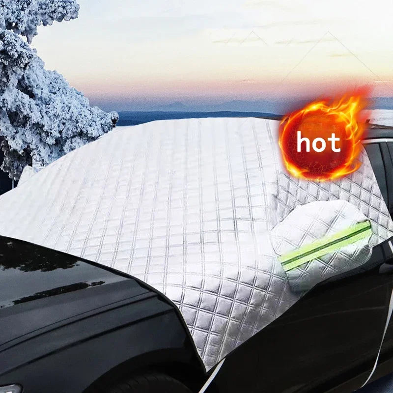 Windshield Snow, Frost and Sun Cover, Magnetic or Standard