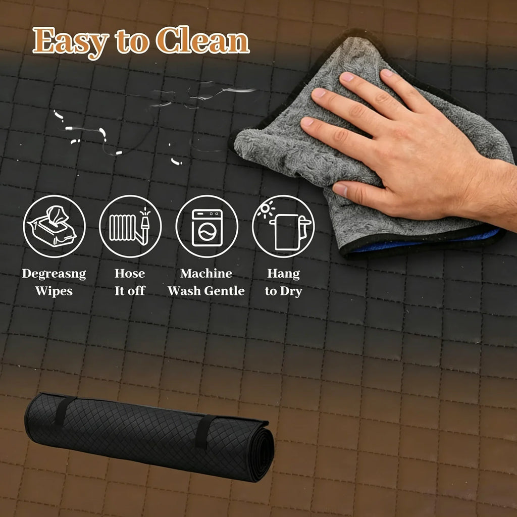 57x27in Rolling Creeper Mat And Tool Kit Mechanic Mat with Zero Ground Clearance for Car Work Under Car Roller Accessory