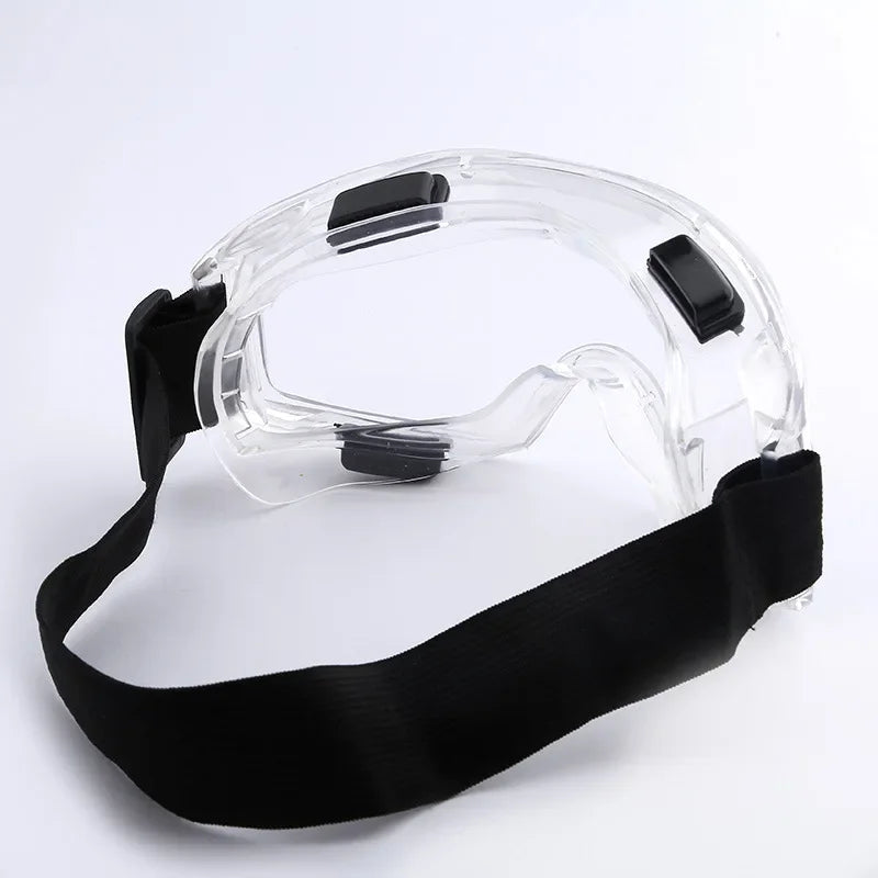 Safety Glasses - Splash-Proof, Dust-Proof & Sand-Proof Goggles, Adjustable Clear Eyewear for Cycling, Skiing and Sports