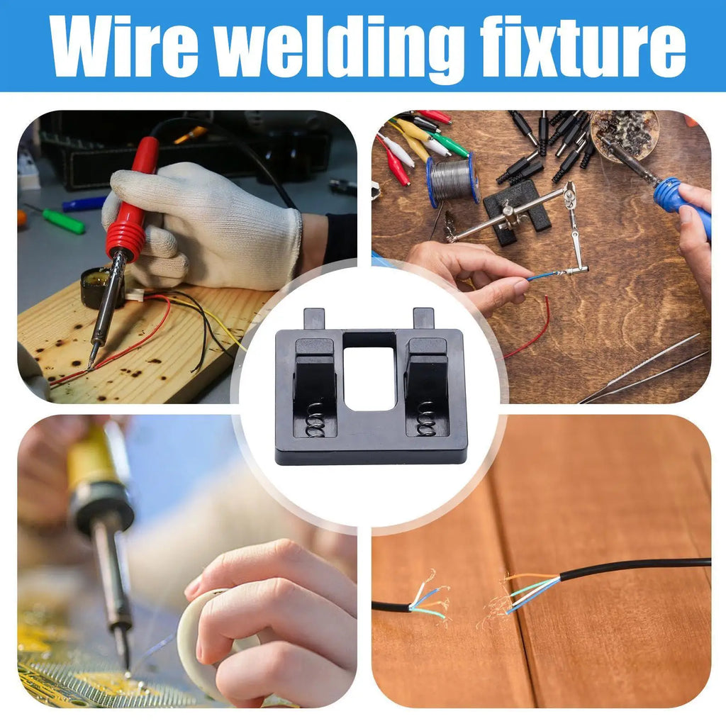 Wire Welding Fixture Electric Wire Soldering Clamp Double-Clip Wire Welding Equipment For Motherboard Soldering Welding Locator