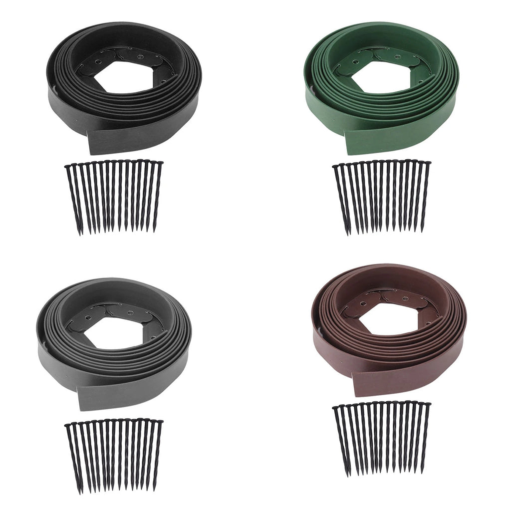 Landscape Lawn Edging Kit with 15 Spikes