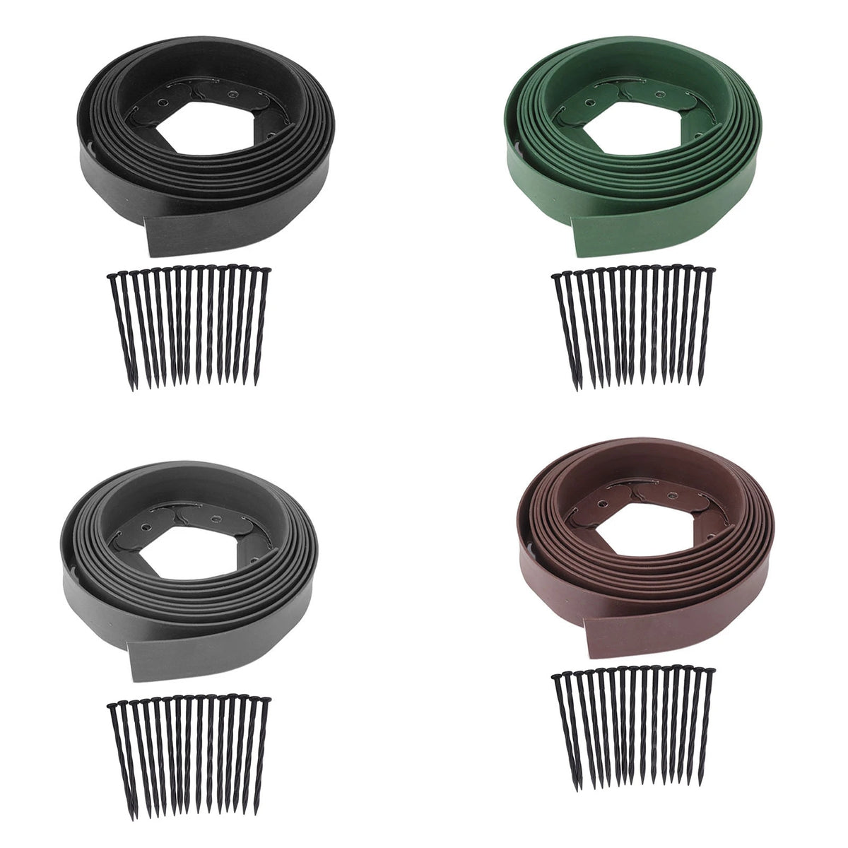Landscape Lawn Edging Kit with 15 Spikes