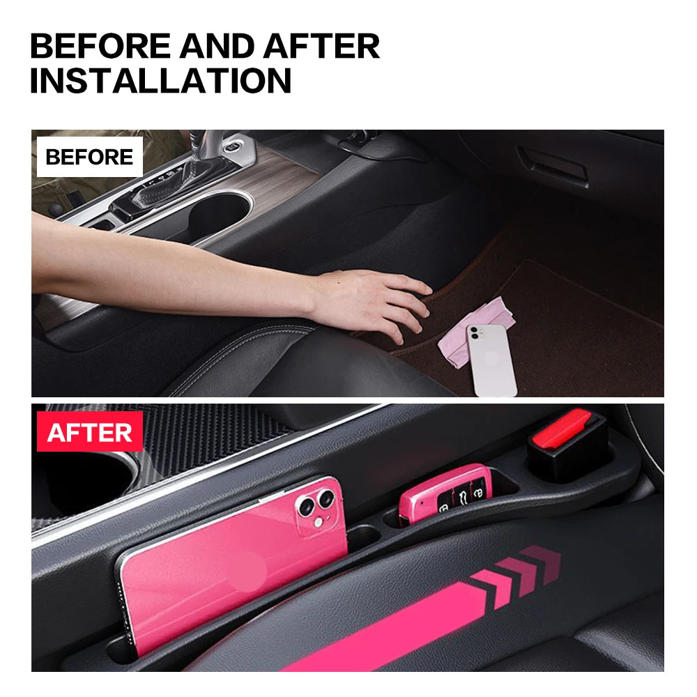 Car Seat Gap Filler Organizer for Dodge Ram & Challenger (2 Pack) - image 3
