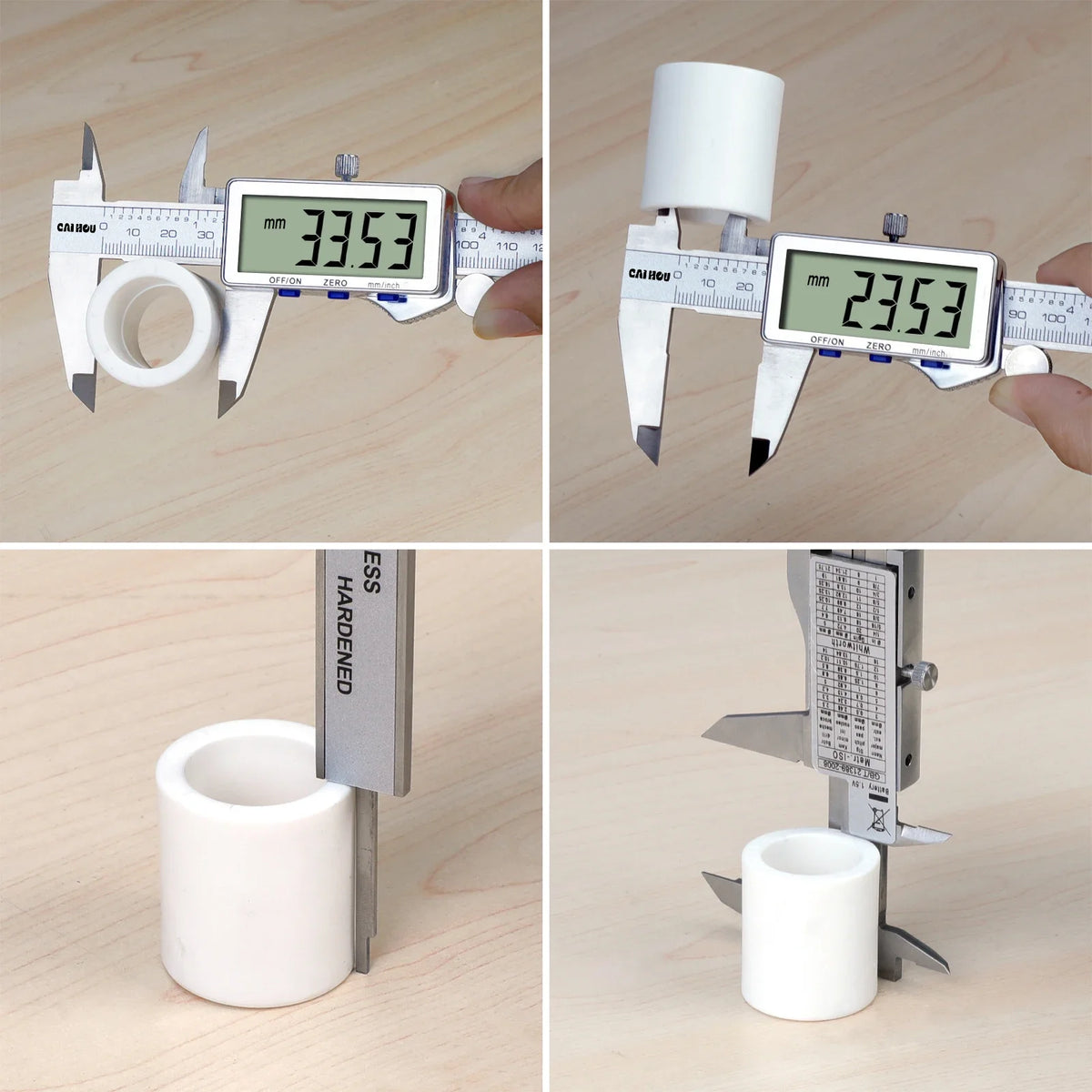 Digital Caliper,Upgraded Stainles Steel Digital Calipers 150mm/6 inch with Large LCD Screen,Perfect for Household,DIY