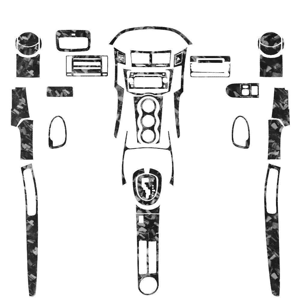Carbon Fiber Gear Shift Panel Cover Trim for Toyota Yaris 2006-2011 - image 18