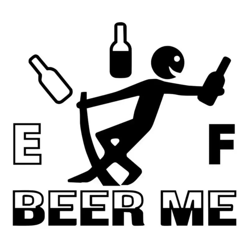 Funny Fuel Gauge Vinyl Car Sticker