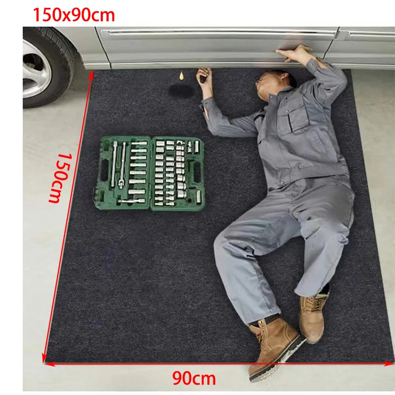 Car Maintenance Mat Oil Felt Proof Protective Waterproof Garage Mat Floor Tools Automotive Repair Creeper Pad Car Repairing