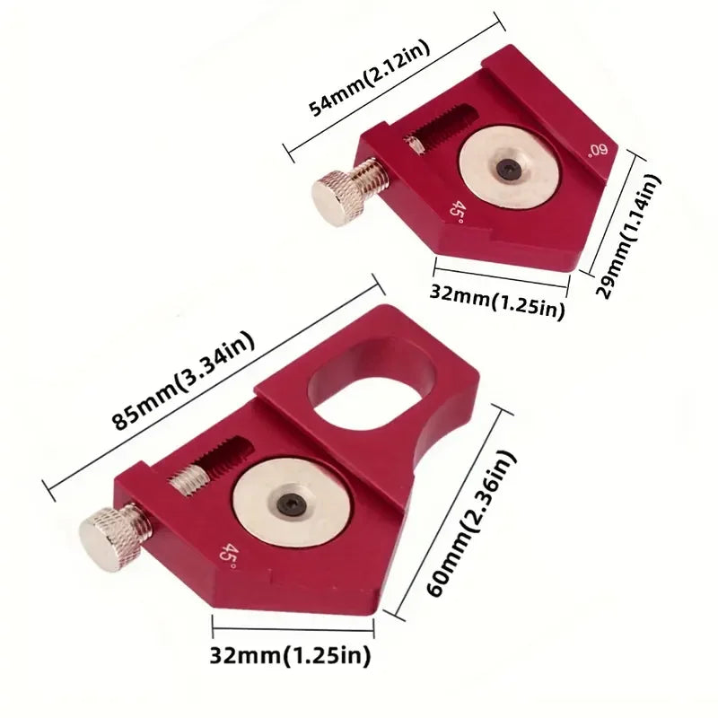 Precision Steel Ruler Positioning Block | Woodworking Measuring Tool - image 6