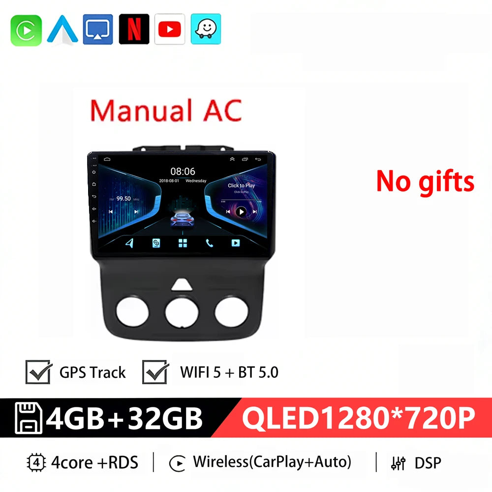 10" Android Touchscreen Car Stereo Dodge Ram 2013-2018 CarPlay GPS - image 34
