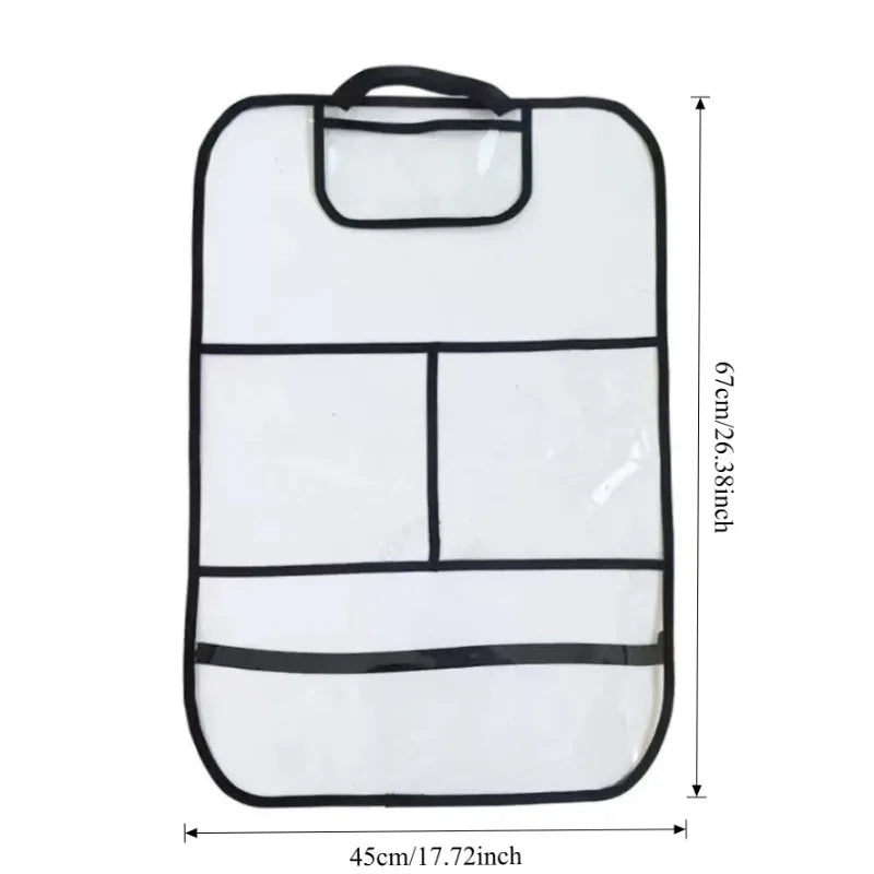 Car Seat Back Cover Protector For Kids Children Baby Kick Mat From Mud Dirt Clean Seat Covers Automobile Kicking Mat Accessories