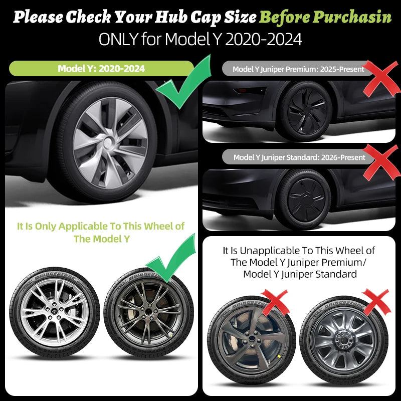 19-Inch Blade Wheel Covers for Tesla Model Y 2020-2024 - image 2