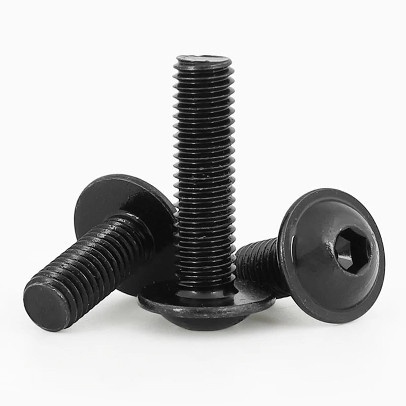 Grade 10.9 Black Button Head Hex Socket Bolts, M4 to M8 - view 3