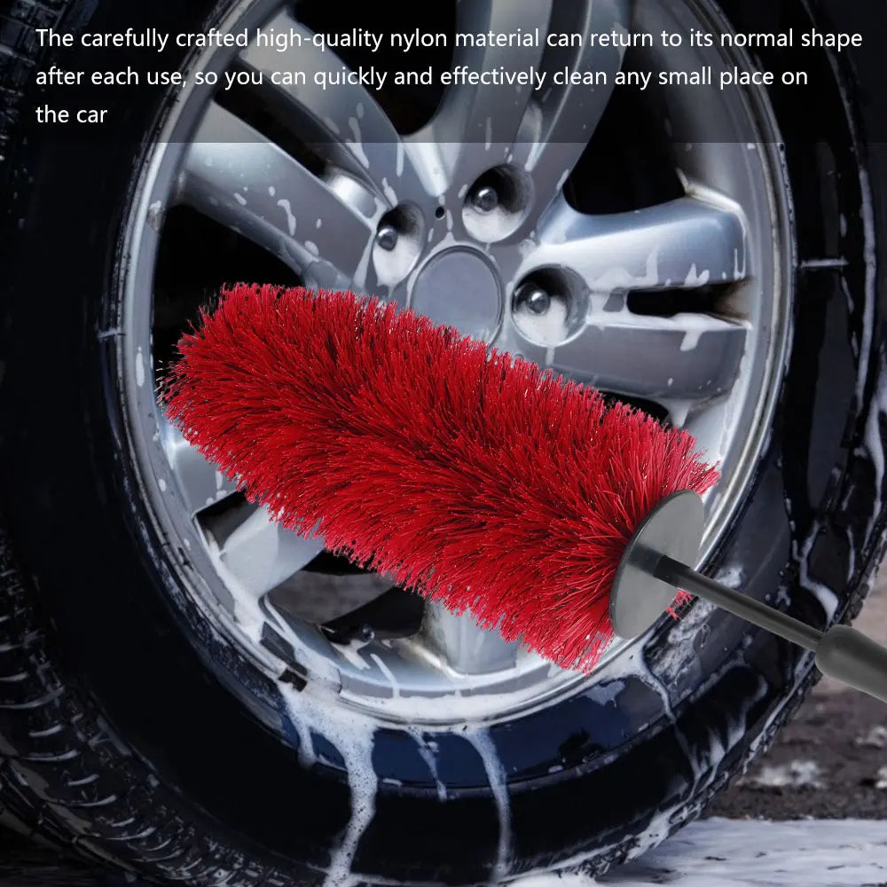 Nylon Wheel Cleaning Brush for Car Rims and Tires
