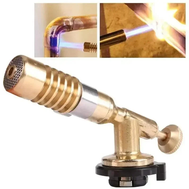 Portable Gas Burner Welding Torch High Temperature Copper Brass Blowtorch for Brazing Soldering Plumb Tools