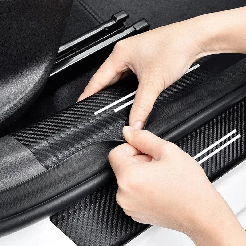 Dodge RAM 2014-2021 Carbon Fiber Door Sill Protector Set - image 5