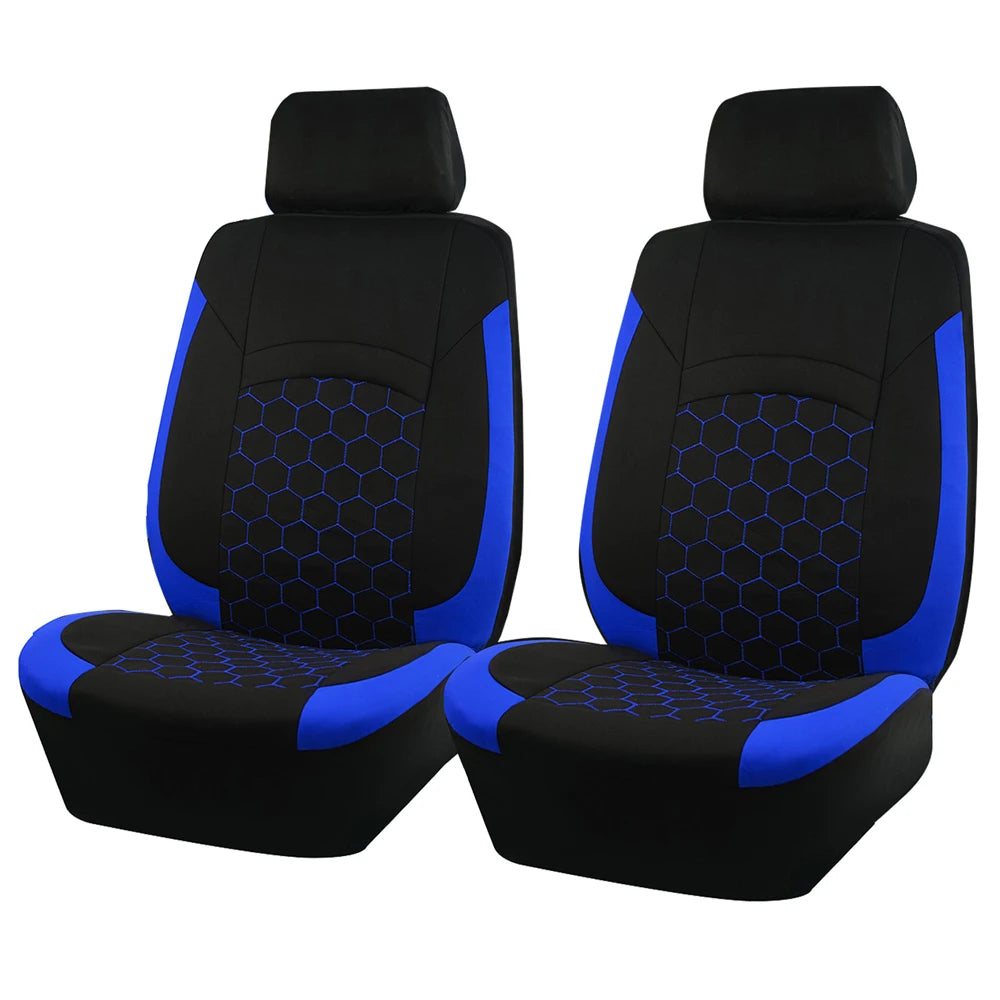 Football Embroidery Car Seat Covers, Universal Fit
