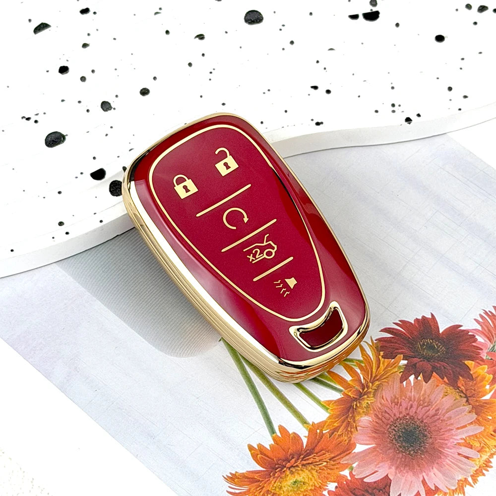 TPU Key Fob Cover for Chevy Malibu, Camaro, Equinox & More 2017-2019