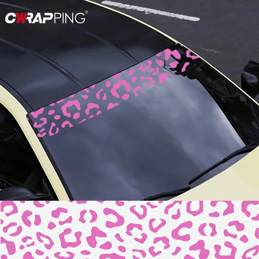 Leopard Print Car Decal Sticker - Waterproof Vinyl Auto Decal - image 5