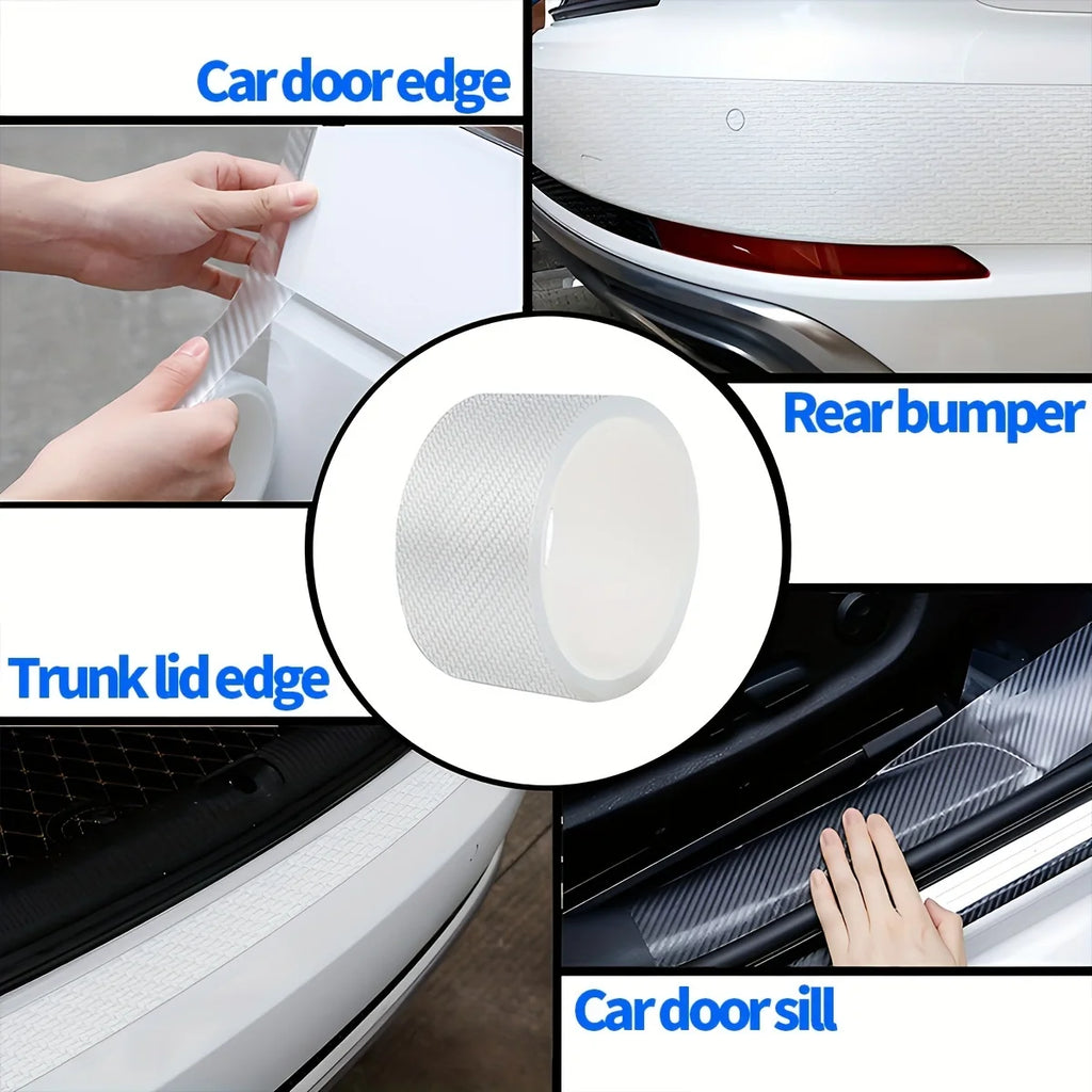 Nano Carbon Fiber Vinyl Wrap - Transparent Car Film (1-10m) - image 2