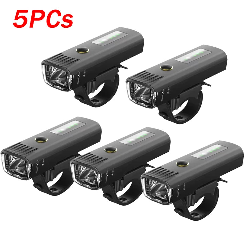 1000LM USB Rechargeable Bike Front Light with Smart Sensor Rear Light