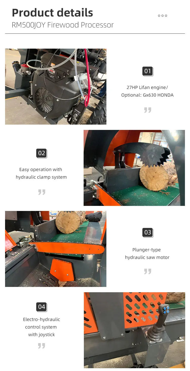 30 Ton Electric and PTO Driven Firewood Processor Log Splitter - view 12